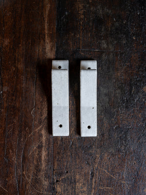 Anchor Ceramics SWITCH Wall Hook Satin Speckled White (PAIR)