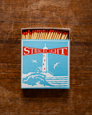 Archivist Lighthouse Matches in Square Matchbox