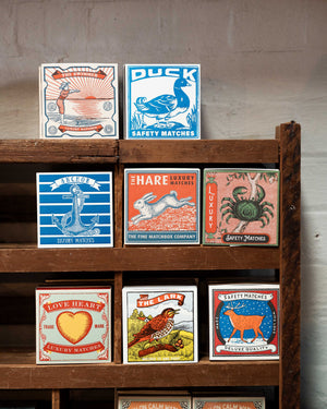 Archivist The Hare Matches in Square Matchbox