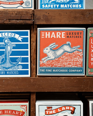 Archivist The Hare Matches in Square Matchbox