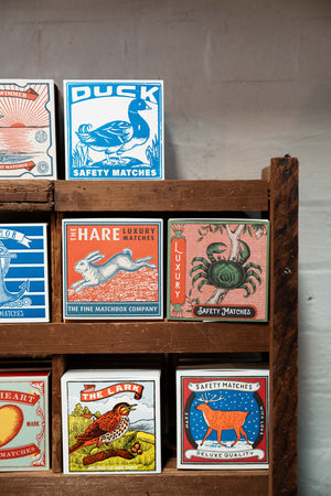 Archivist The Whale Matches in Square Matchbox