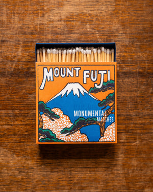 Archivist Mount Fuji Matches in Square Matchbox