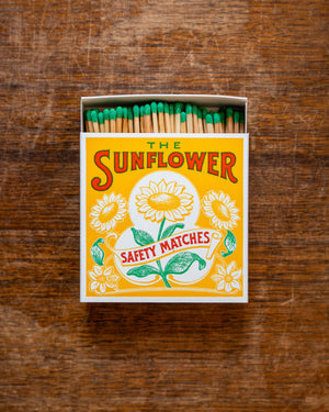 Archivist Sunflower Matches in Square Matches