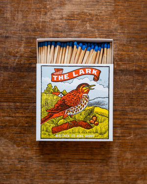 Archivist The Lark Matches in Square Matchbox