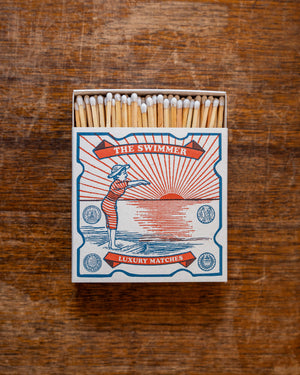 Archivist The Swimmer Matches in Square Matchbox