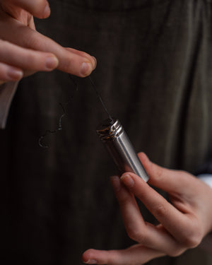 No Tox Life® Charcoal Floss in Steel Holder