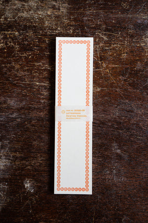 Classiky Letterpress Folded Memo Card