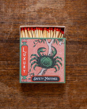 Archivist Crab Matches in Square Matchbox