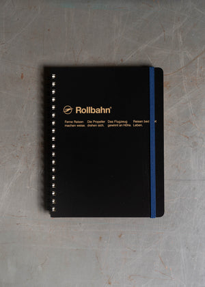 Delfonics Rollbahn Spiral Notebook Grid Large