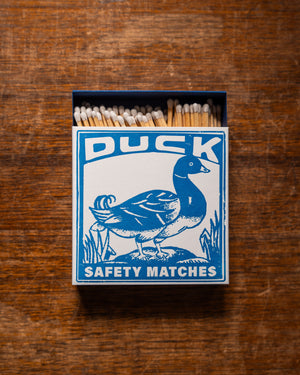 Archivist Duck Matches in Square Matchbox