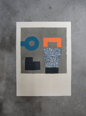 Eleanor Millard Alignment 4 Blue Vase