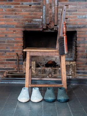Glerups Wool The Black Rubber Shoe