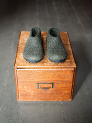 Glerups Wool The Black Rubber Shoe