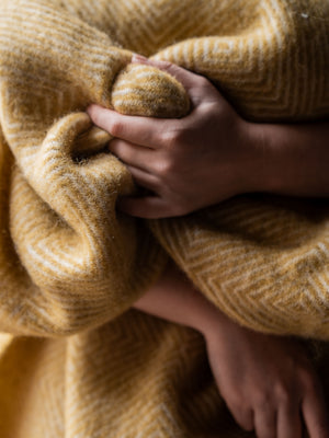 Klippan Gooseye Recycled Wool Blanket 130×200cm