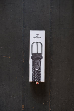 La Boucle Belt Stretch Leather Mono