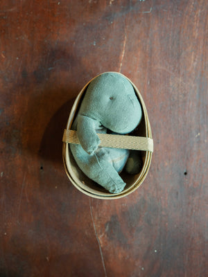 Maileg Gantosaurus In Egg Small Dark Petrol