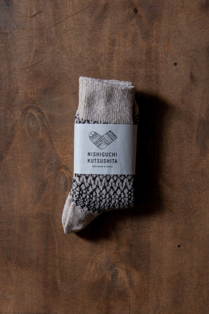 Nishiguchi Kutsushita Oslo Wool Jacquard Socks