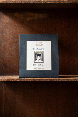 Panier Des Sens L'Olivier Shaving Set - Beard Soap and Bowl