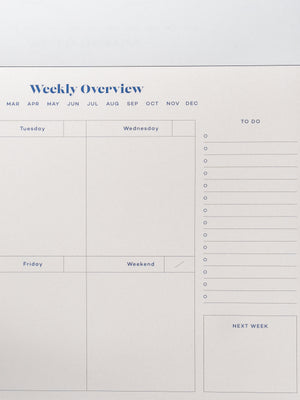 Papier Joy A5 Weekly Desk Planner