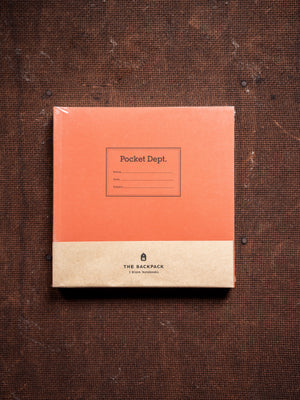 Pocket Department Backpack Notebook Set