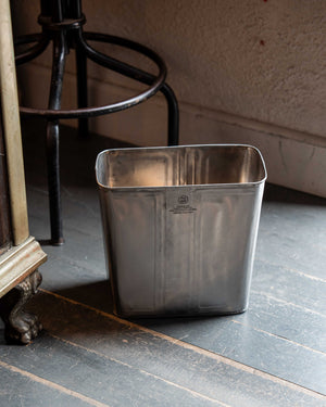 Puebco Recycled Steel Trash Cans