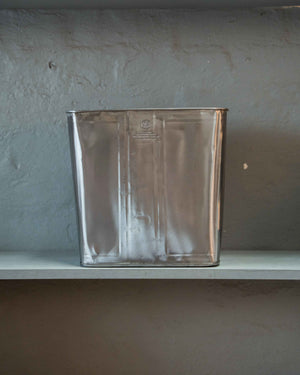 Puebco Recycled Steel Trash Cans