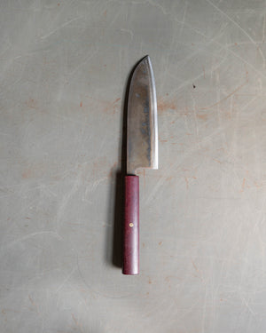 Lowe RE-Honed Kitchen Knife #42 - Purple Heartwood