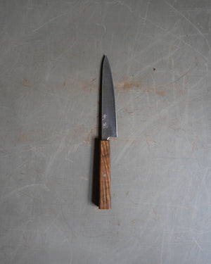 Lowe RE-Honed Kitchen Knife #49 - Fiddleback Walnut