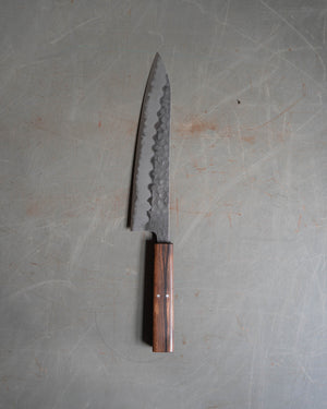 Lowe RE-Honed Kitchen Knife #51 - Striped Ebony