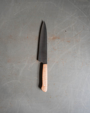 Lowe RE-Honed Kitchen Knife #32 - Curly Maple