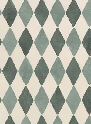 Maileg Gift wrap Harlequin Blue 10m