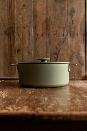 Serax - Surface Pot Camogreen by Sergio Herman