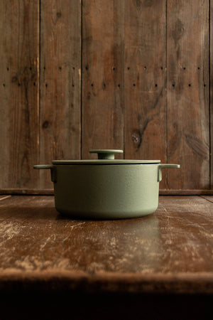 Serax - Surface Pot Camogreen by Sergio Herman