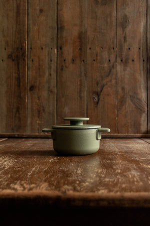Serax - Surface Pot Camogreen by Sergio Herman