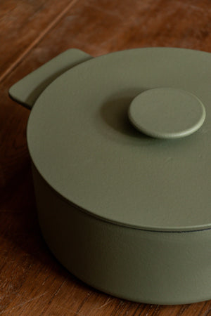 Serax - Surface Pot Camogreen by Sergio Herman