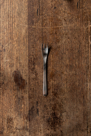 Sori Yanagi Stainless Steel Cake Fork 15cm