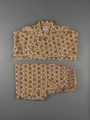 Studio Brai Fafa Women's LS Pyjamas Grappucino