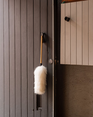 Wool Duster White 60cm