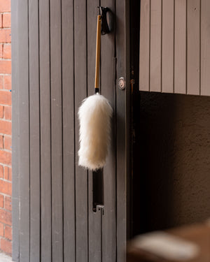 Wool Duster White 60cm