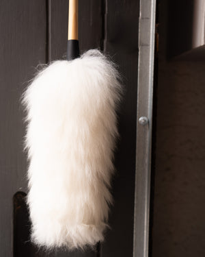 Wool Duster White 60cm