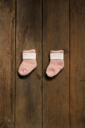 Fog Linen Work Baby Pile Socks