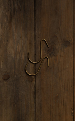 Fog Linen Work Brass J Hooks