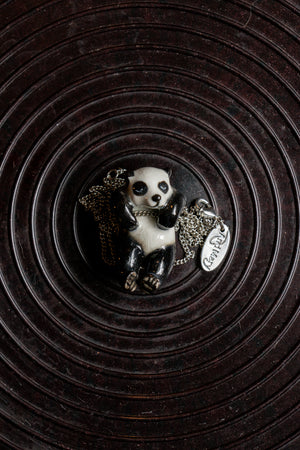 And Mary Tiny Hanging Panda Necklace