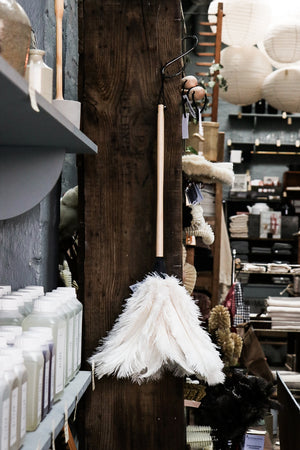Redecker Ostrich White Feather Duster