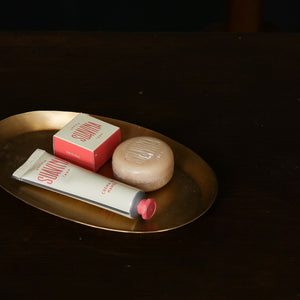 Fog Linen Work Brass Tray Oval