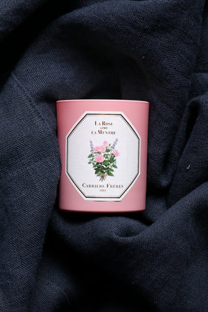 Carriere Freres La Rose Aime la Menthe Candle