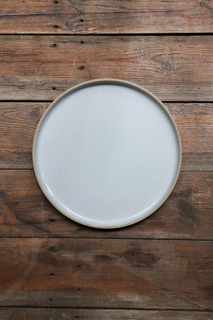 Hasami Porcelain Plate/ Lid Gloss Grey