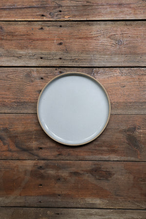 Hasami Porcelain Plate/ Lid Gloss Grey