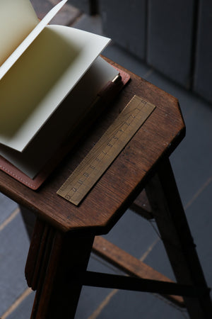 Lue Brass 5inch Ruler #28