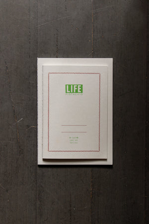 Life Stationery GRID PISTACHIO